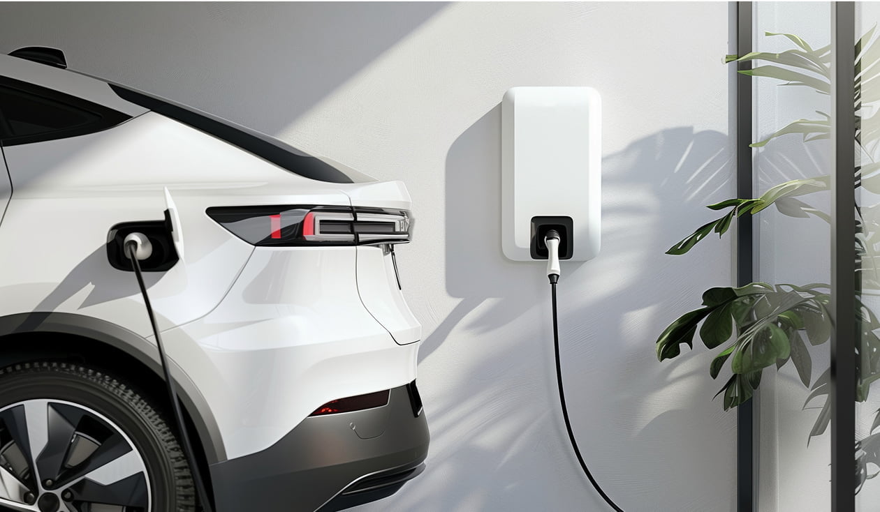 電気自動車を充電する