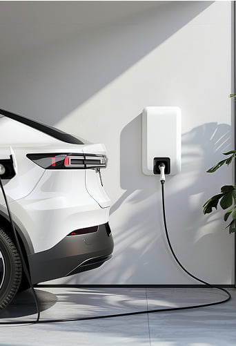 電気自動車を充電する
