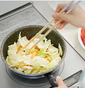料理に電気を使う
