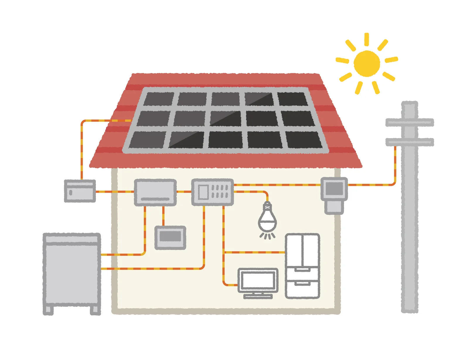 イラスト付き解説】太陽光発電の仕組みとは？メリットとデメリットも合わせて解説