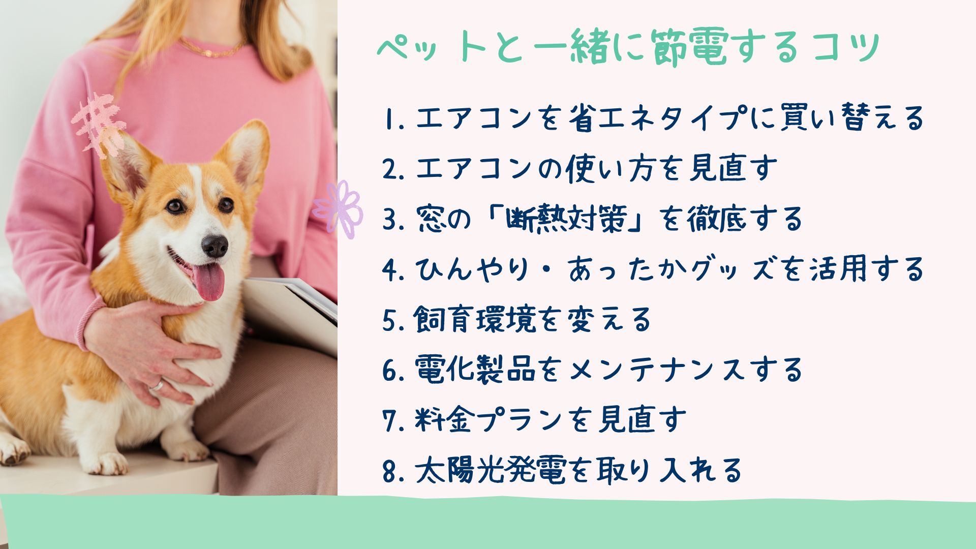 ペットと暮らしながらできる電気代の節約術8選